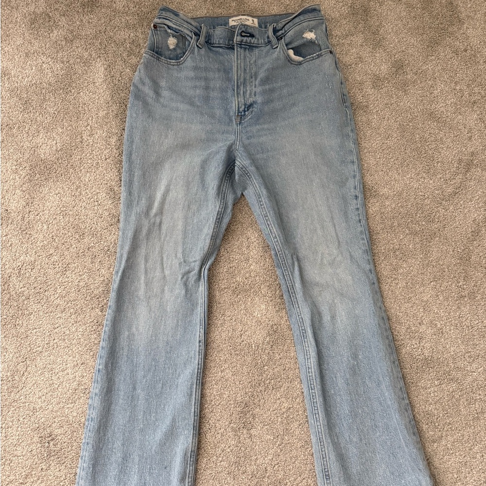 Abercrombie & Fitch Light Blue Flare Jeans